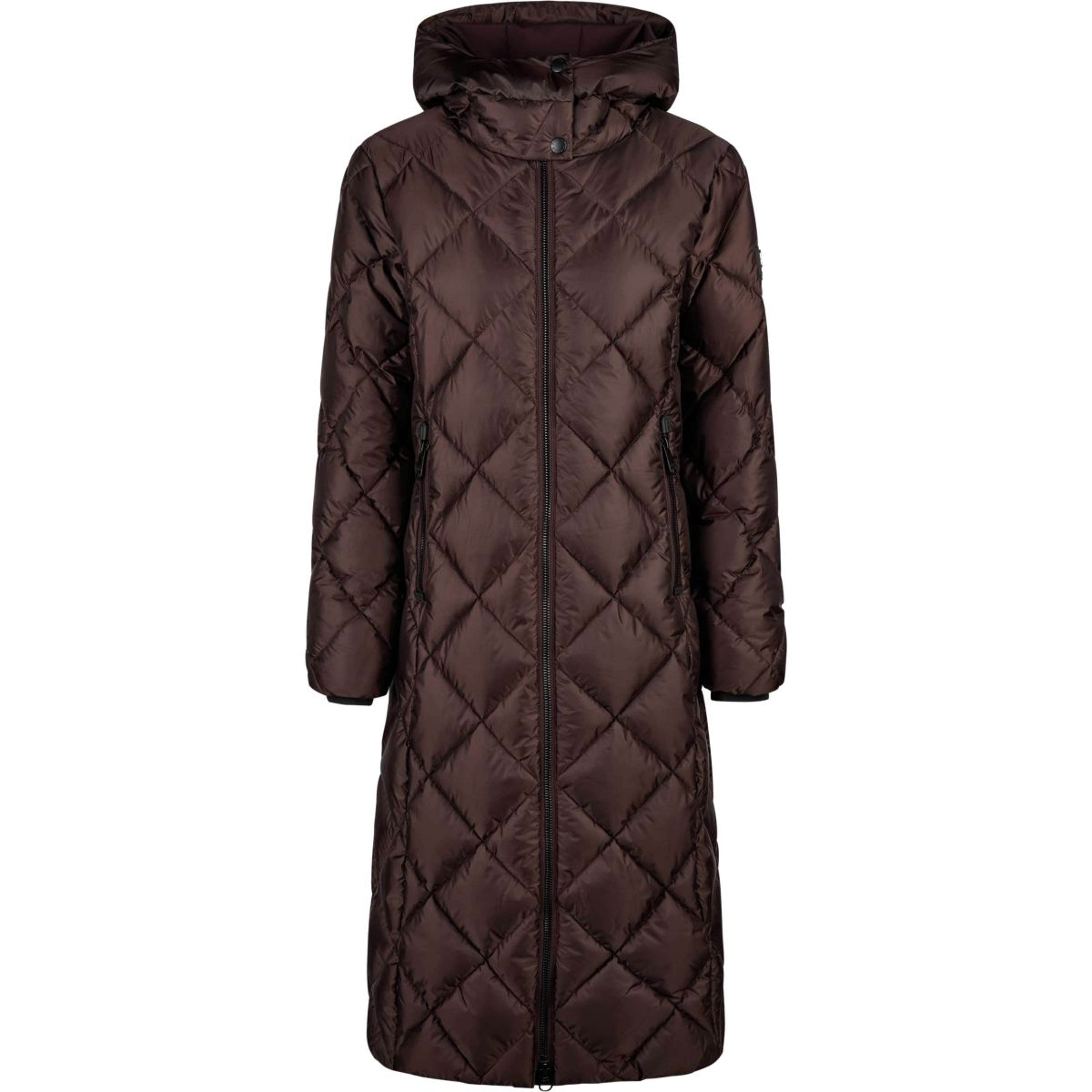 Pikeur Veste Longue QuiltDiamond Selection AW26 Marron chocolat