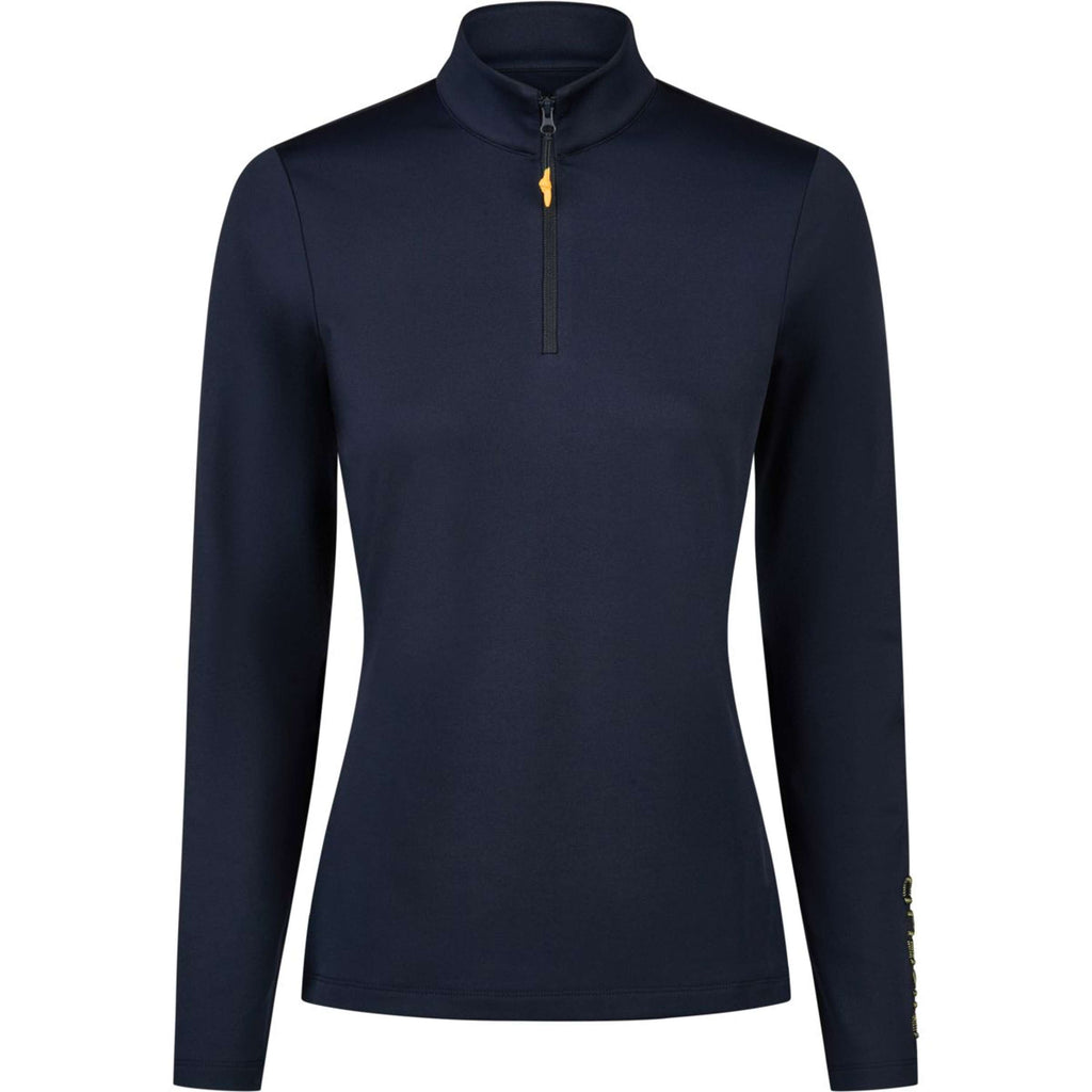 Pikeur Chemise Zip Athleisure AW26 Longues Manches Navy Blue