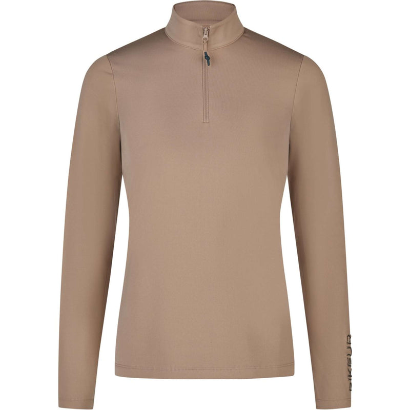 Pikeur Chemise Zip Athleisure AW26 Longues Manches Mocha Cream