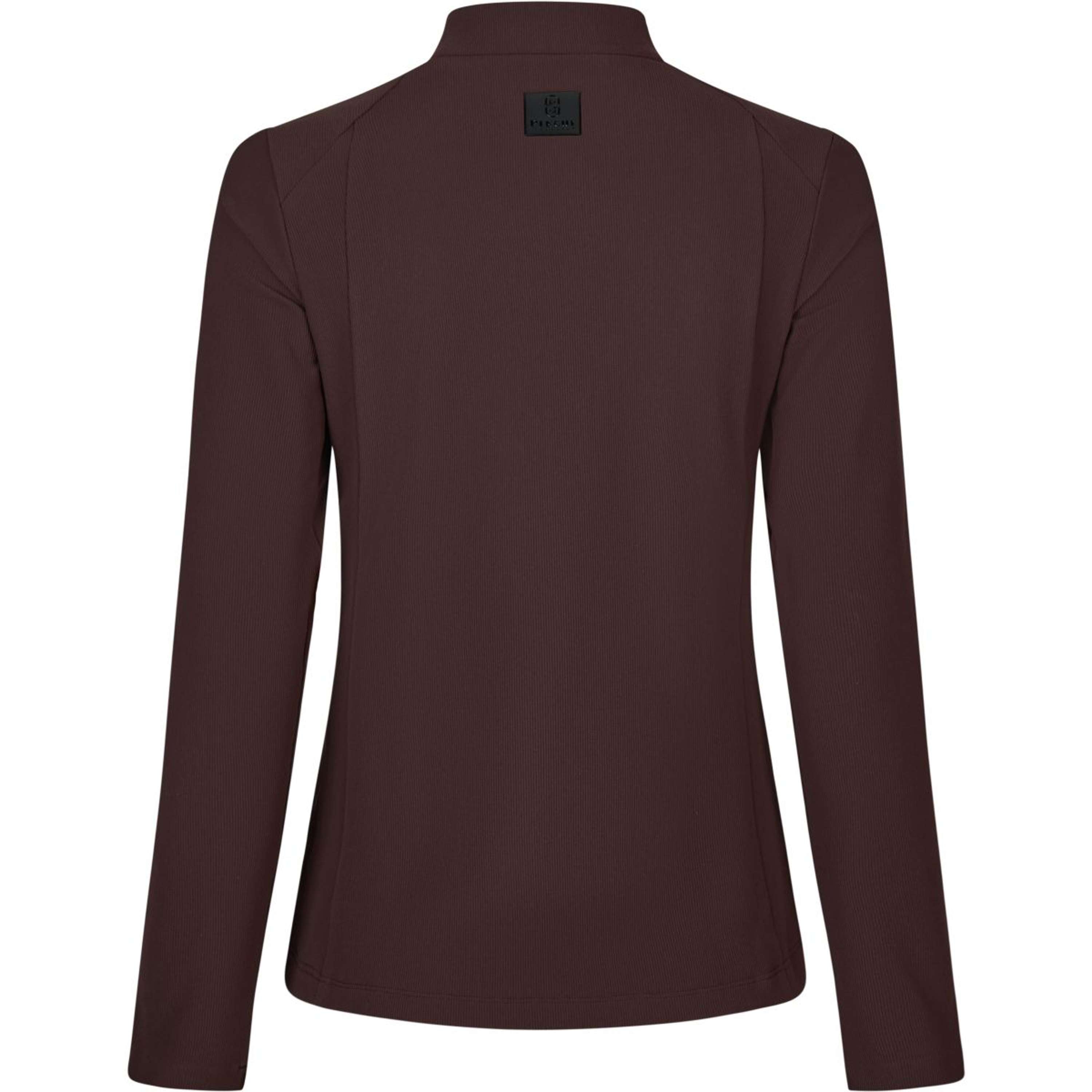 Pikeur Chemise Zip Rip Selection AW26 Longues Manches Marron chocolat