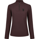 Pikeur Chemise Zip Rip Selection AW26 Longues Manches Marron chocolat
