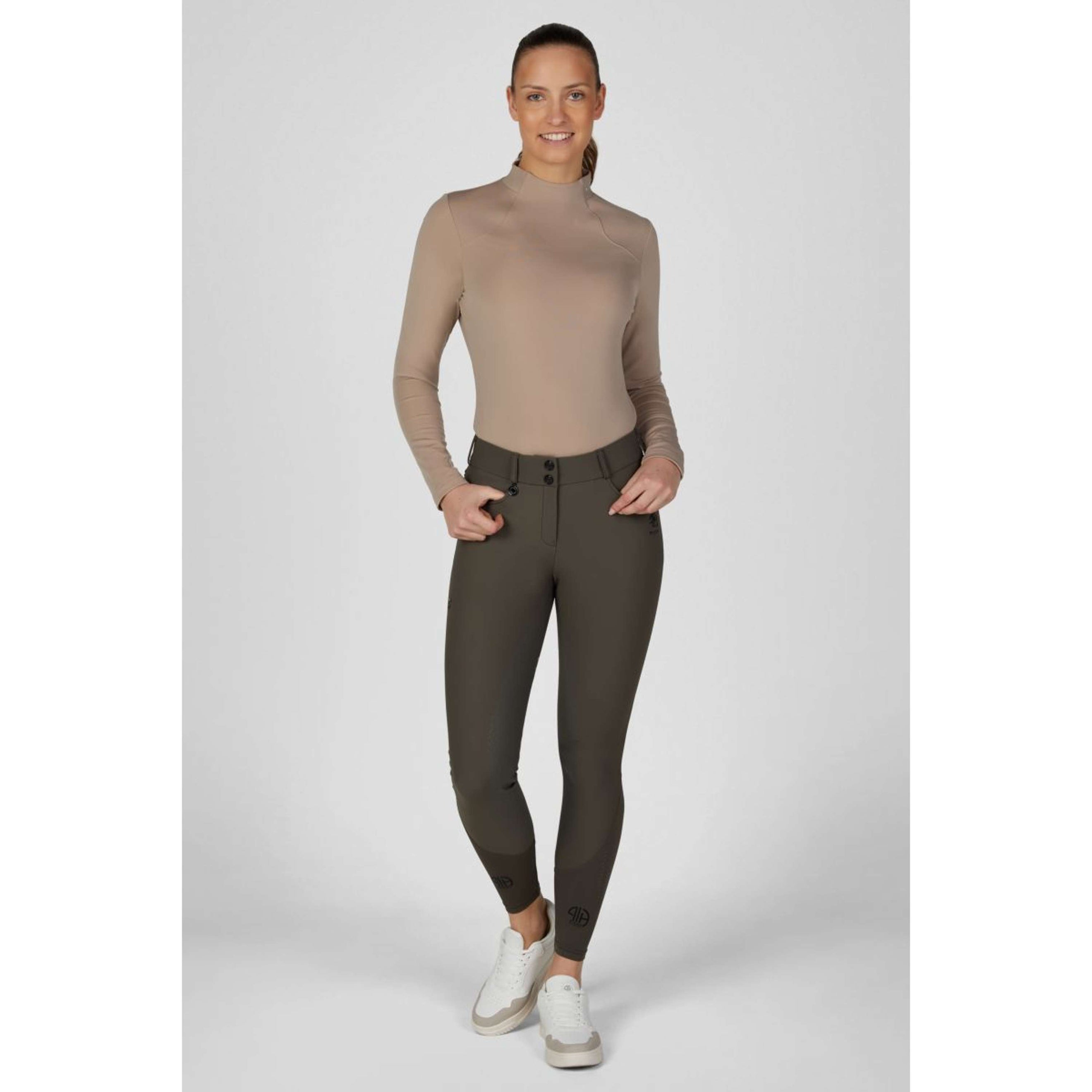Pikeur Chemise Rollneck Athleisure AW26 Mocha Cream