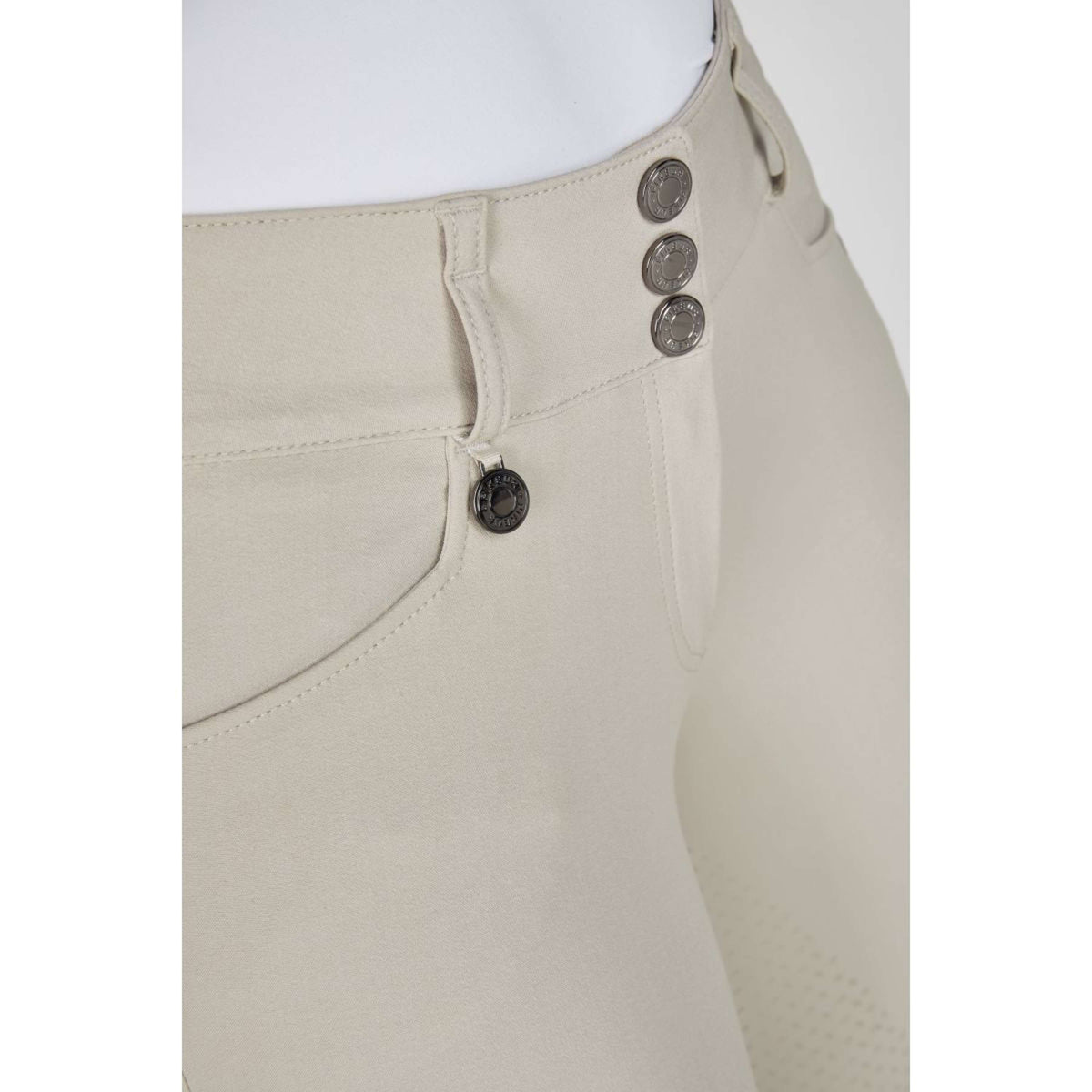 Pikeur Pantalon d'Équitation Candela SD SS26 Full Grip Pearl Gray