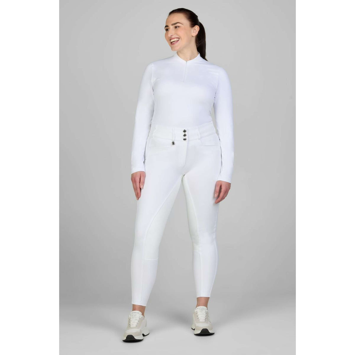 Pikeur Pantalon d'Équitation New Candela McCrown Blanc