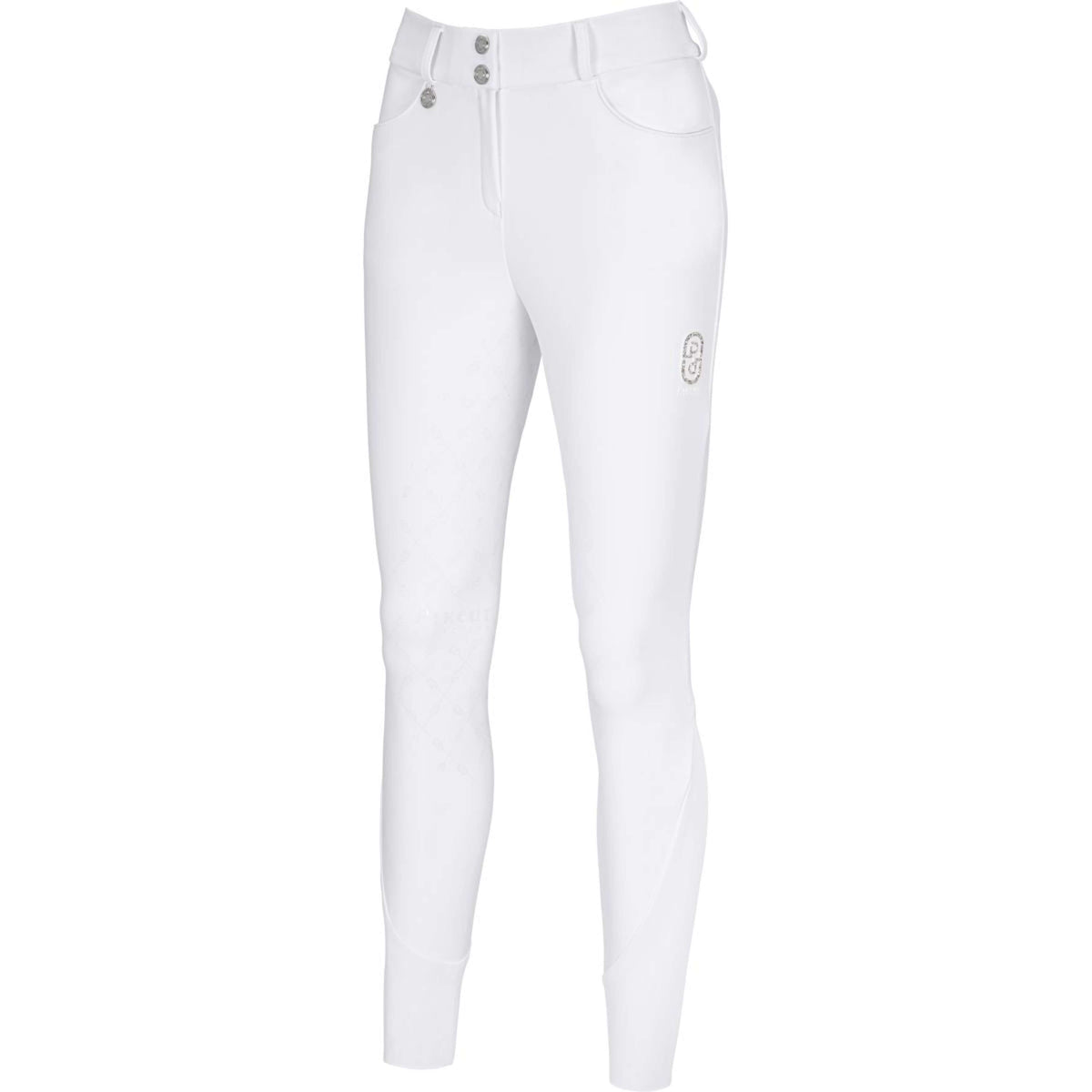 Pikeur Pantalon d'Équitation Ceelina SD SS26 Full Grip Blanc