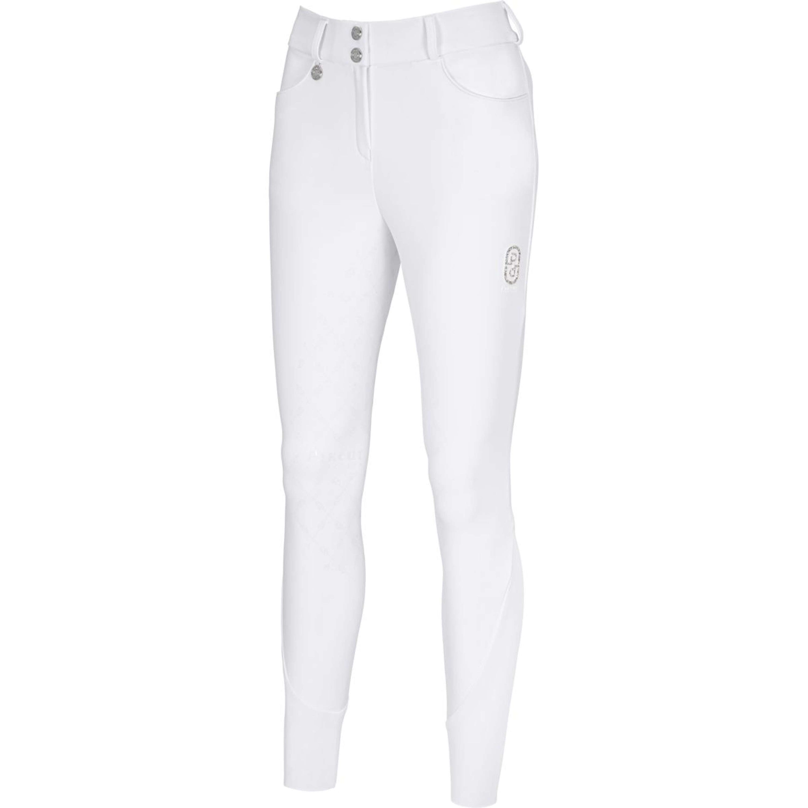 Pikeur Pantalon d'Équitation Ceelina SD SS26 Full Grip Blanc