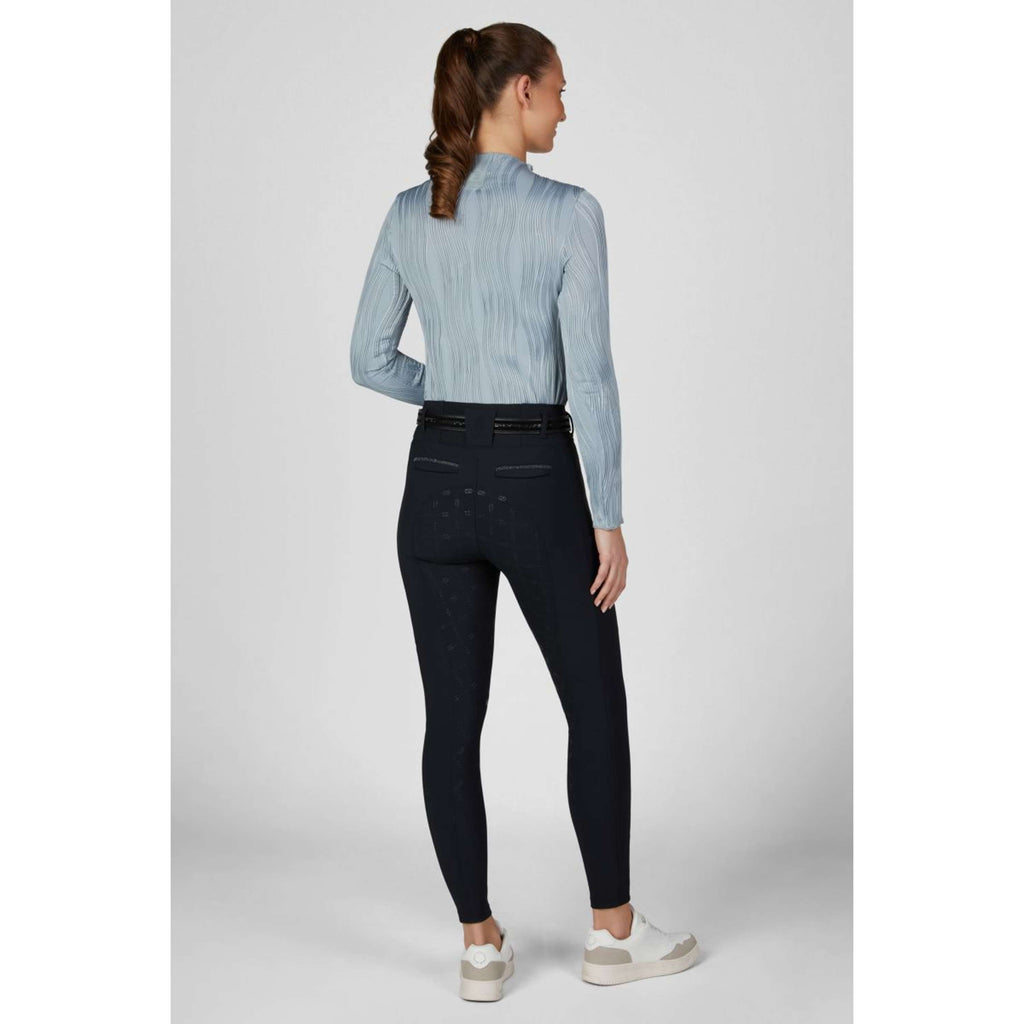 Pikeur Pantalon d'Équitation Linnet GripTec SO Highwaist Full Grip Nightblue