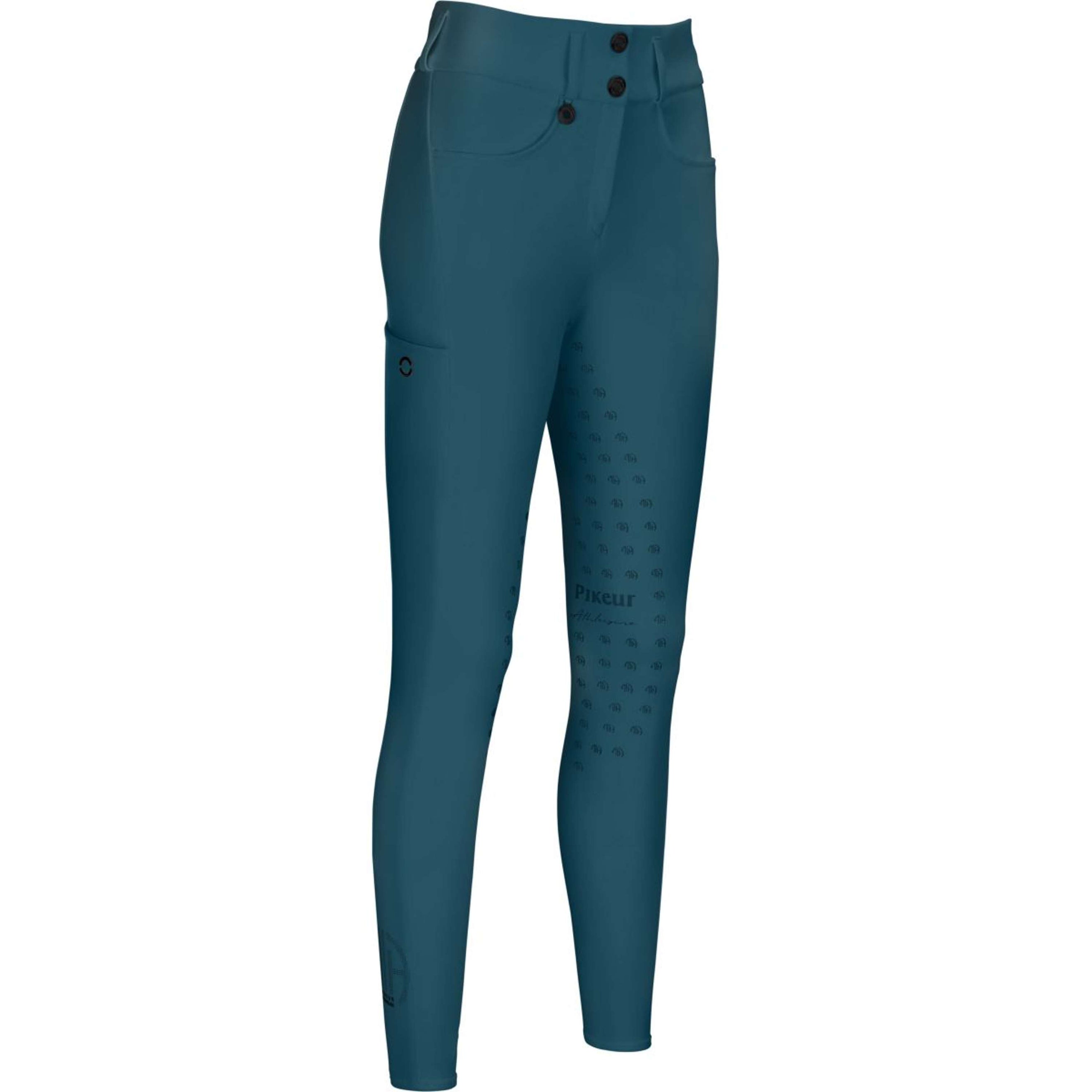 Pikeur Pantalon d'Équitation Amia Midwaist Full Grip Deep Ocean