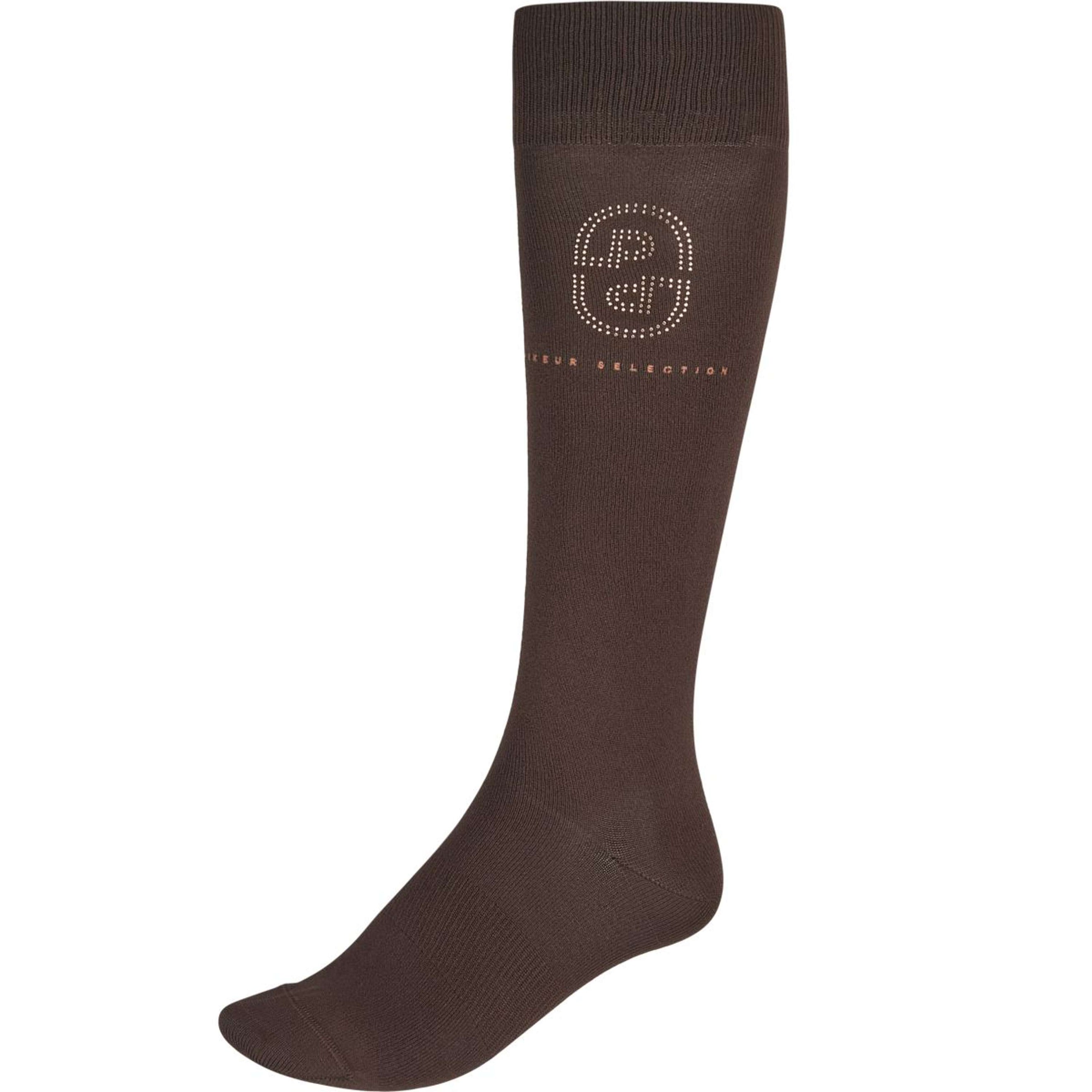 Pikeur Chaussettes d'Équitation Studs Selection AW26 Marron chocolat Pikeur Chaussettes d'Équitation Studs Selection AW26 Marron chocolat