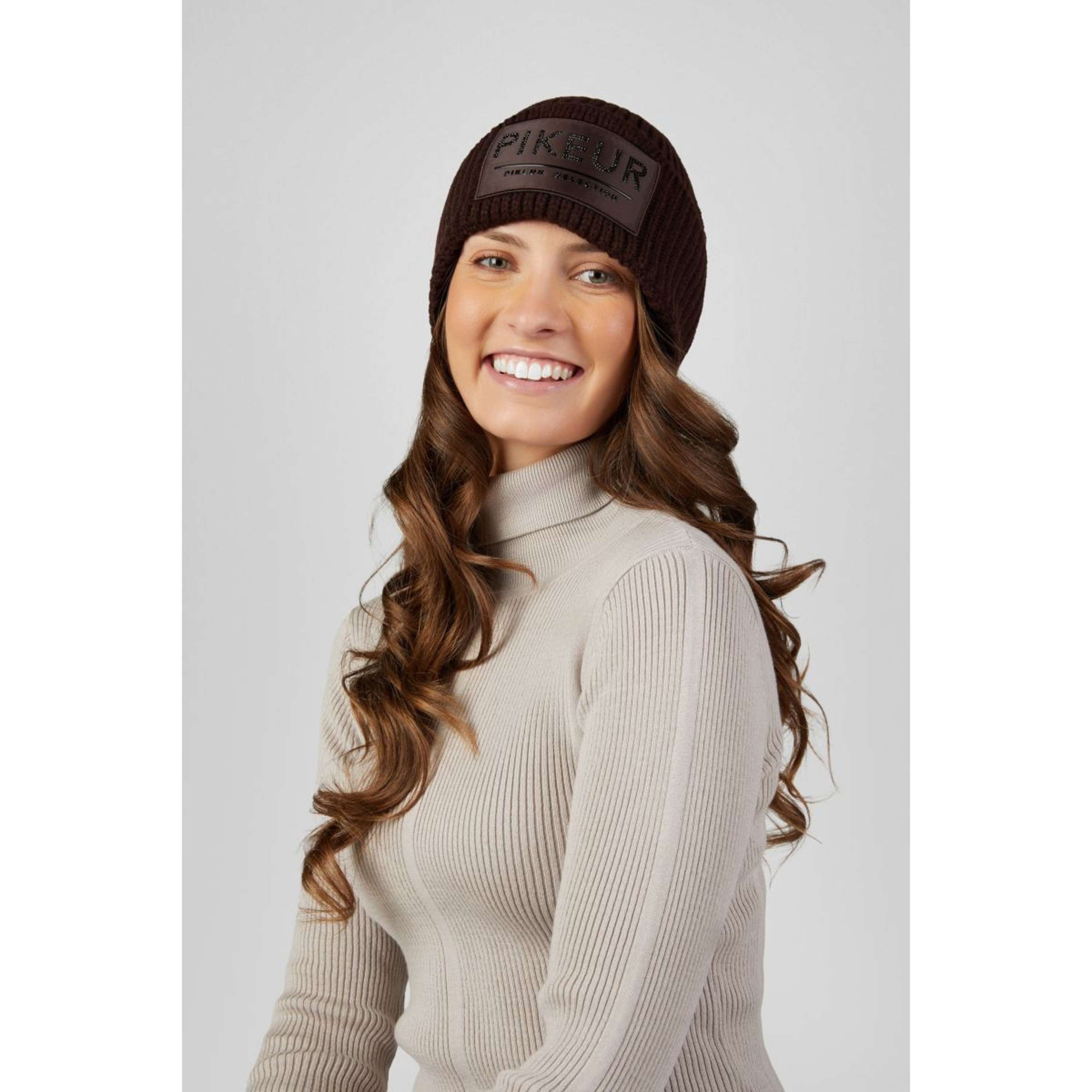 Pikeur Bonnet Selection Satin AW26 Marron chocolat