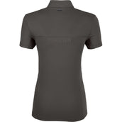 Pikeur Chemise Sports avec Fermeture Éclair Olive foncé