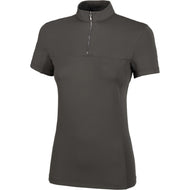 Pikeur Chemise Sports avec Fermeture Éclair Olive foncé