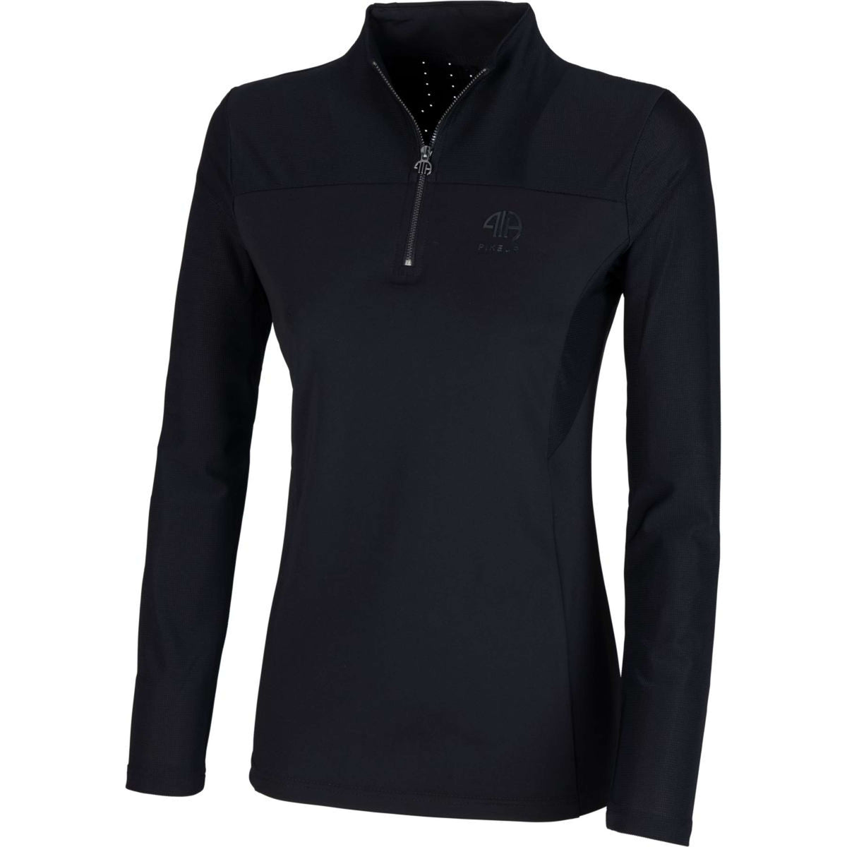 Pikeur Chemise Athleisure avec Fermeture Éclair Noir