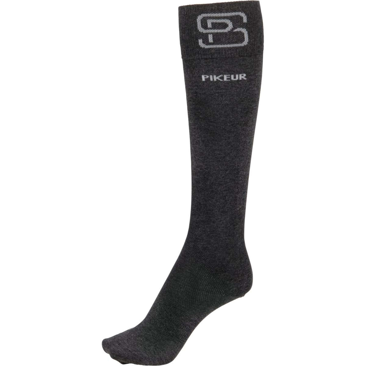 Pikeur Chaussettes Sports Mesh Deep Grey Melange