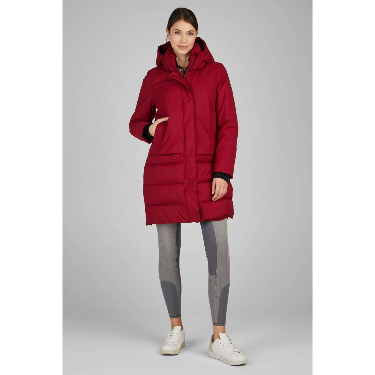 Pikeur Veste Longue Sports Raincoat Rumba Red