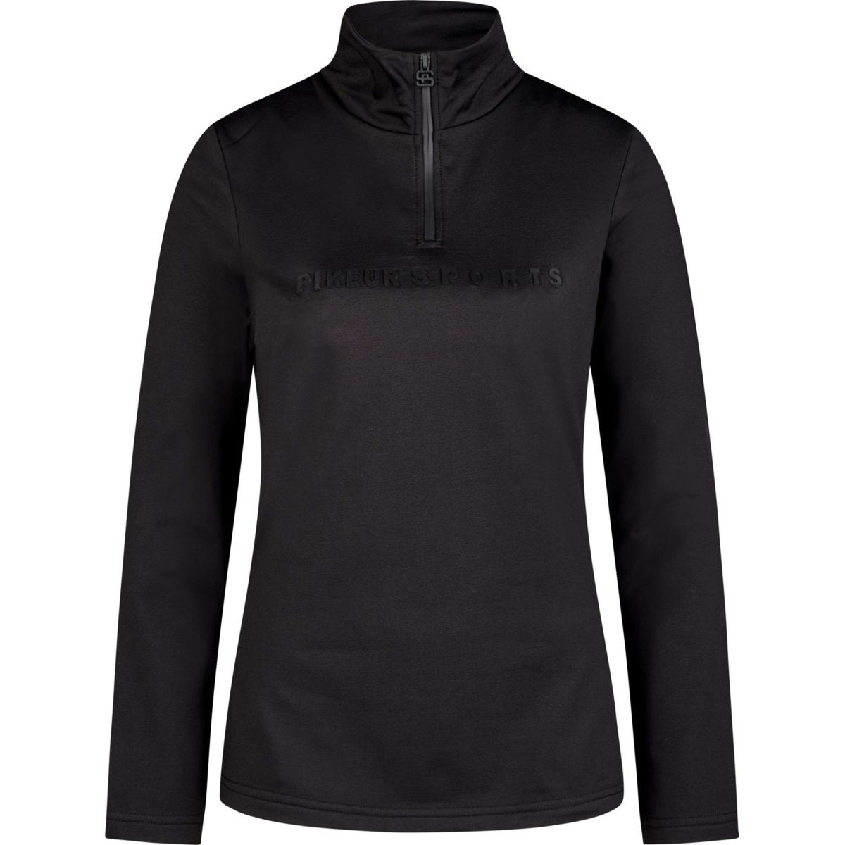 Pikeur Chemise Sports avec Fermeture Éclair Noir