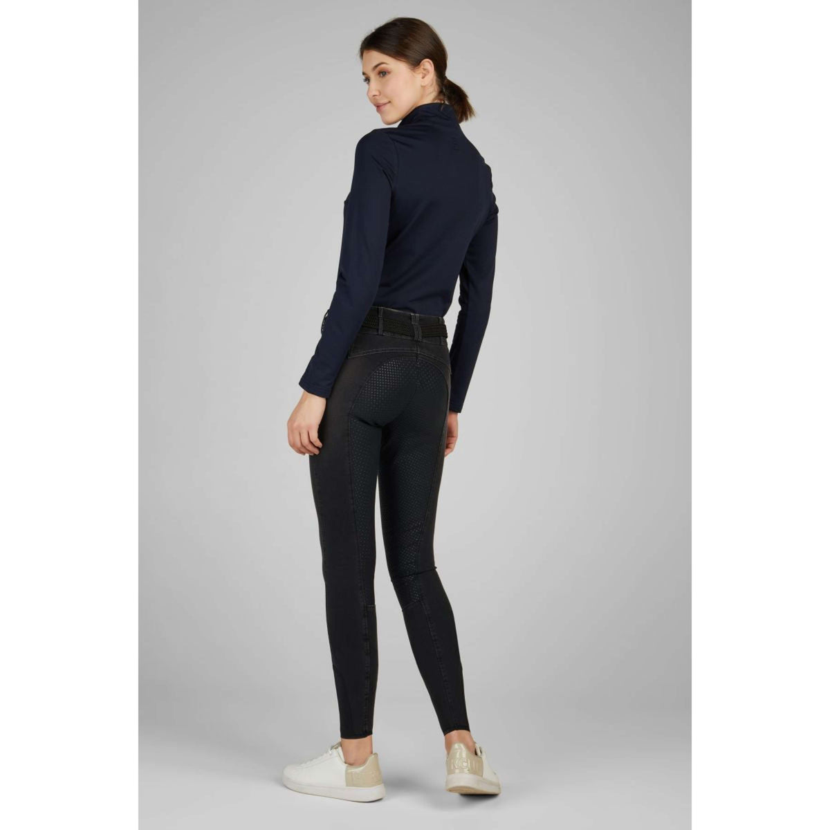 Pikeur Chemise Sports avec Fermeture Éclair Nightblue