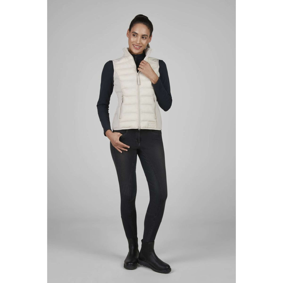 Pikeur Bodychauffant Hybrid AW25 Pale Grey