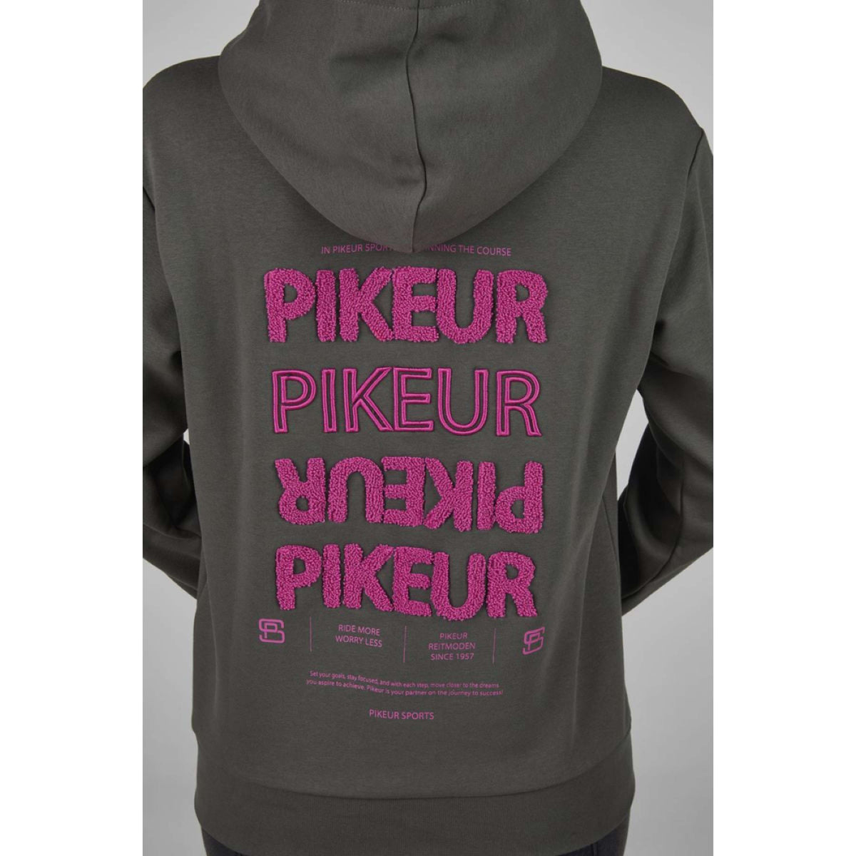 Pikeur Pull col Hoodie Sports AW25 Deep Khaki