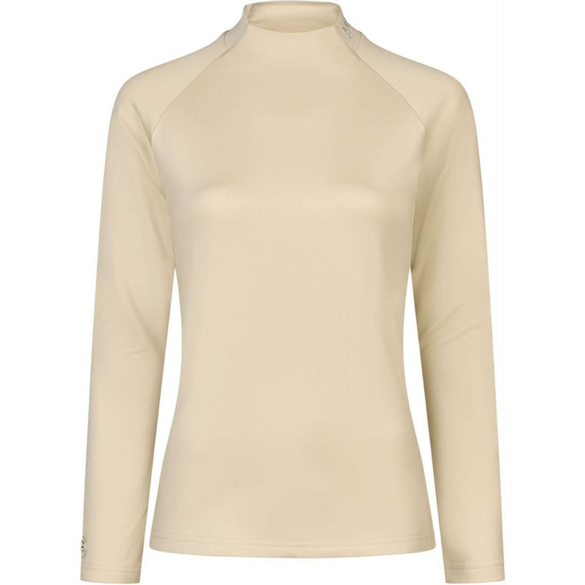 Pikeur Chemise Roll Neck Athleisure AW25 Pale Almond