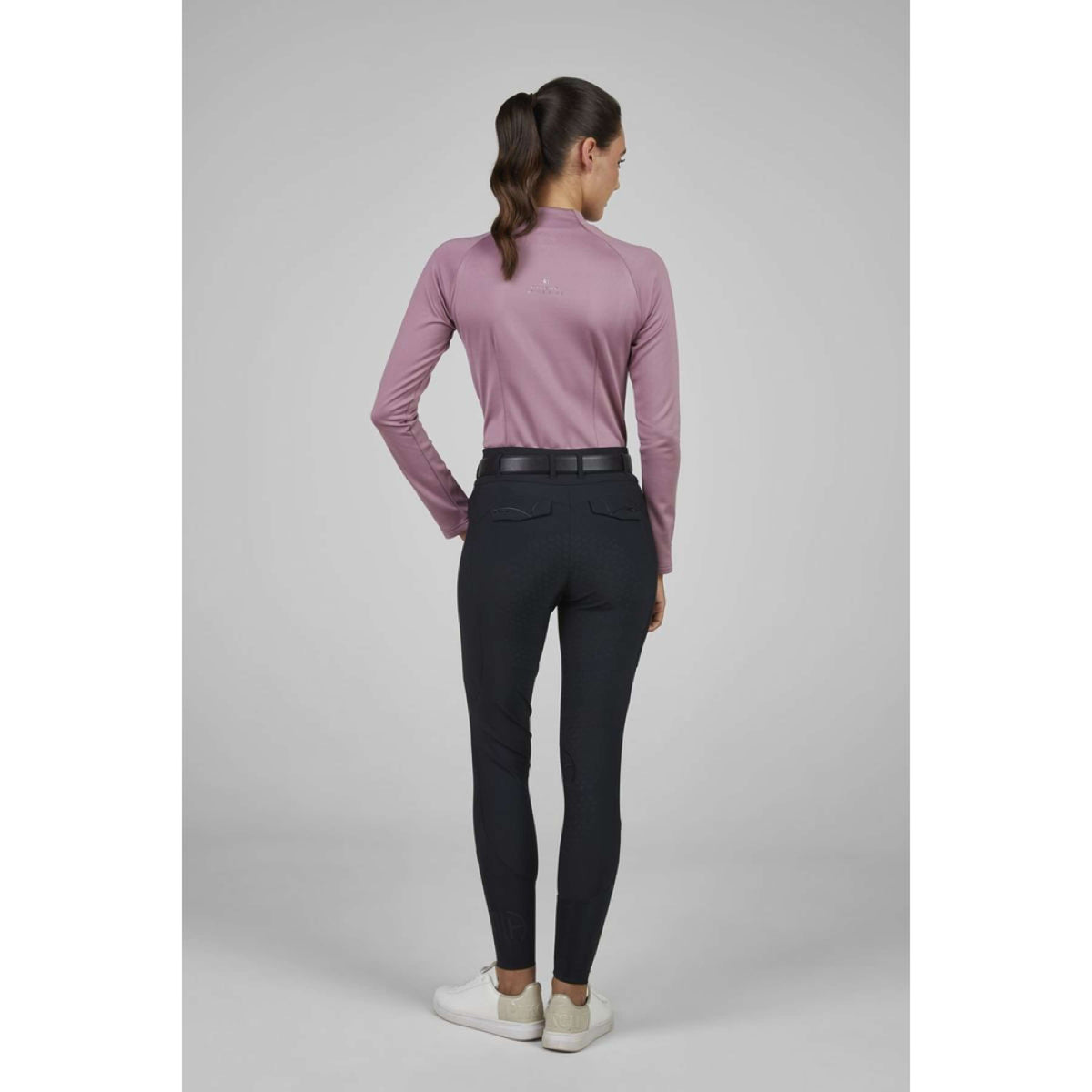 Pikeur Chemise Roll Neck Athleisure AW25 Berry Blush