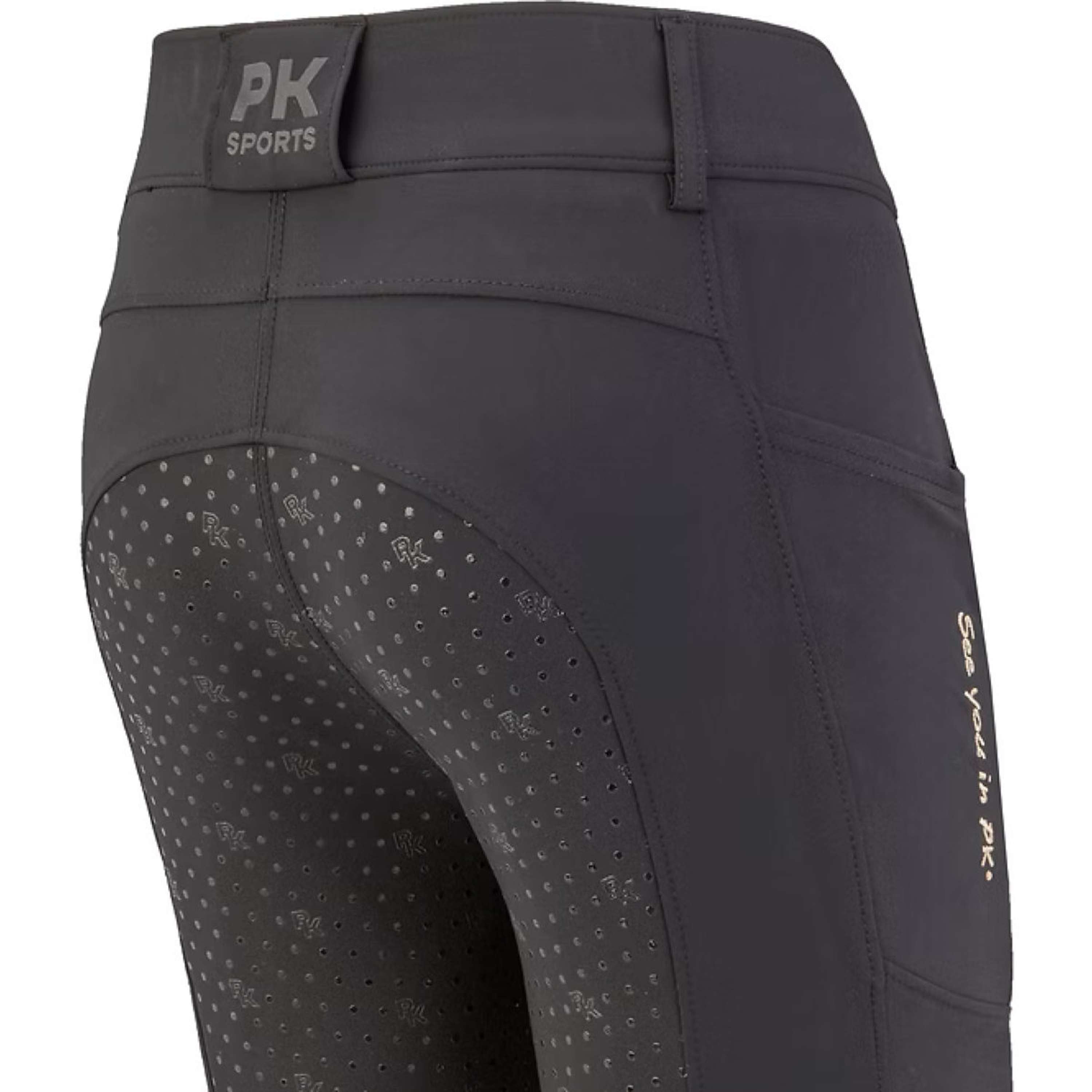 PK Pantalon d'Équitation Ruby Full Grip Onyx