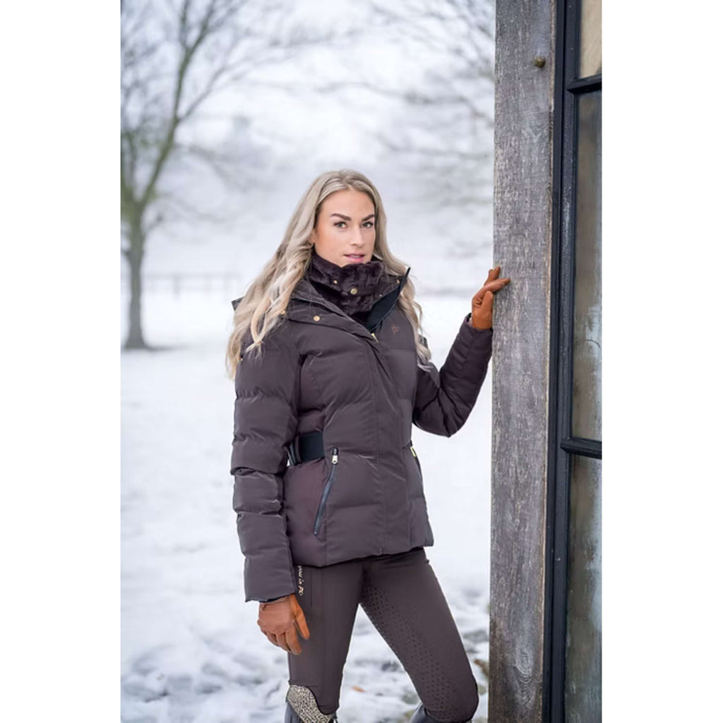 PK Pantalon d'Équitation Ruby Full Grip Café-Marron