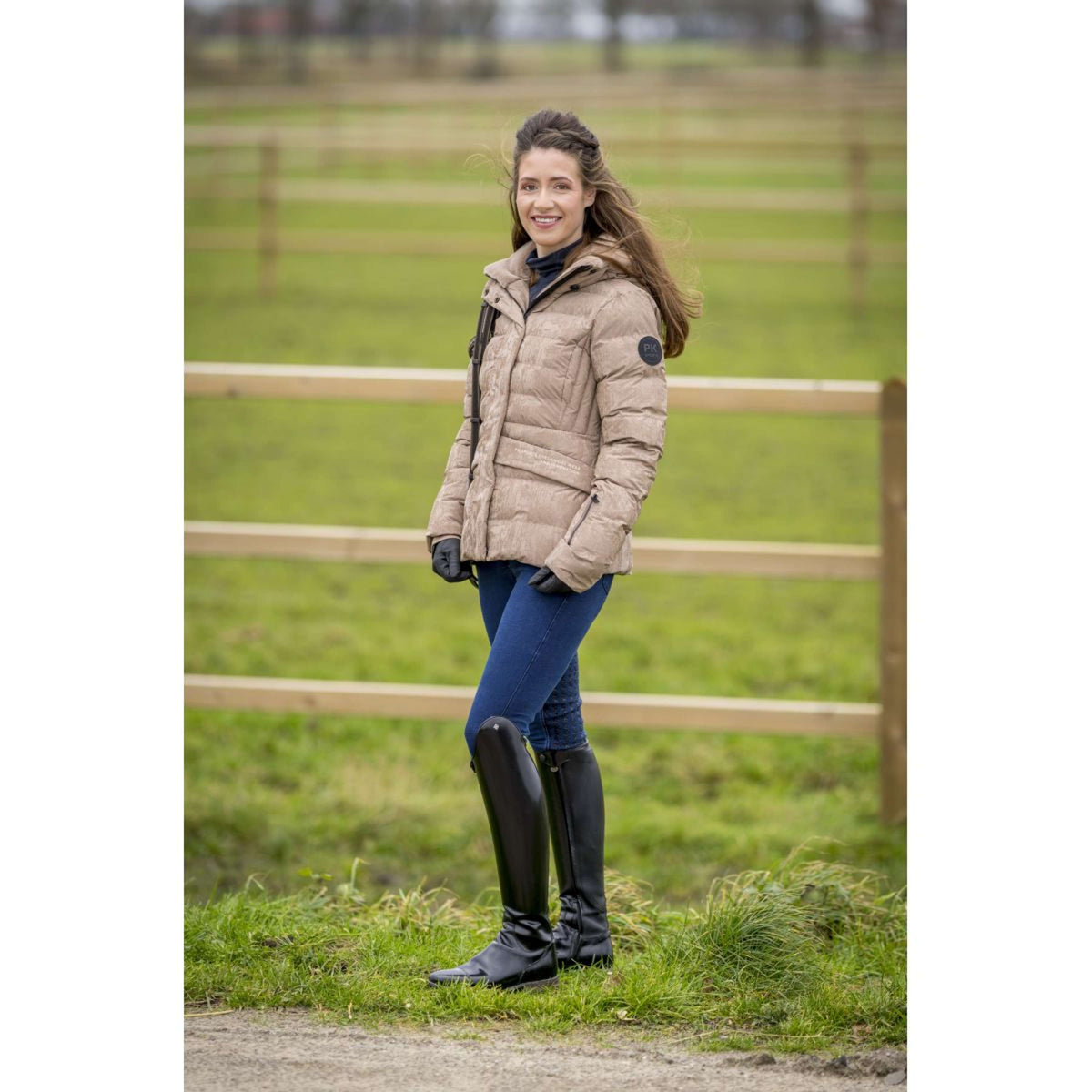 PK Pantalon d'Équitation Telstar Full Grip Ébène