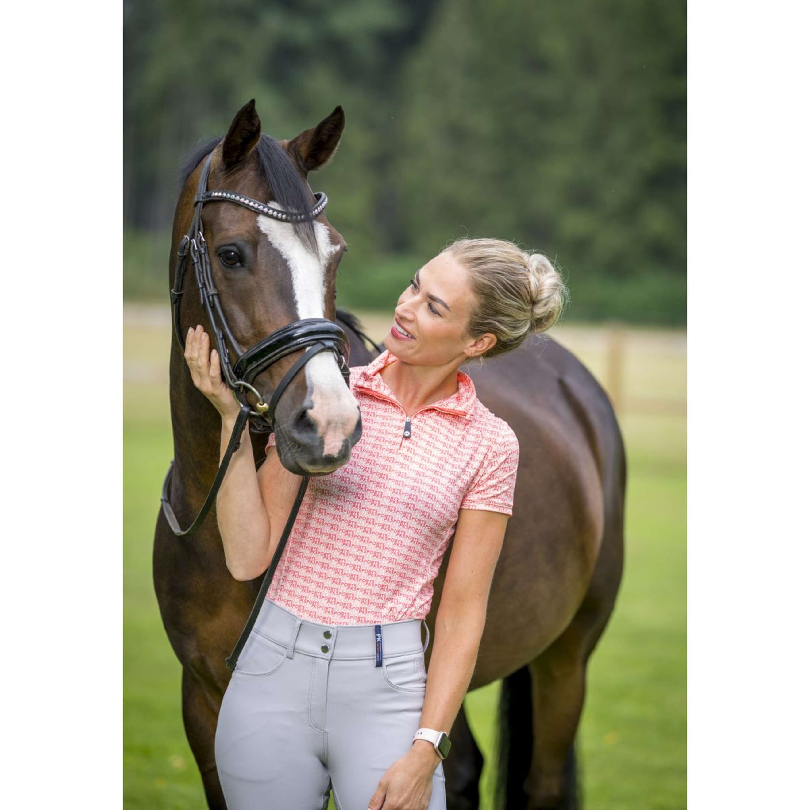 PK International Polo Dakota All Over Fluo Coral