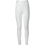 PK International Legging d'Équitation Jupiter Full Grip Blanc