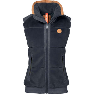 PK Gilet Sans Manches Mission Fluffy Charbon