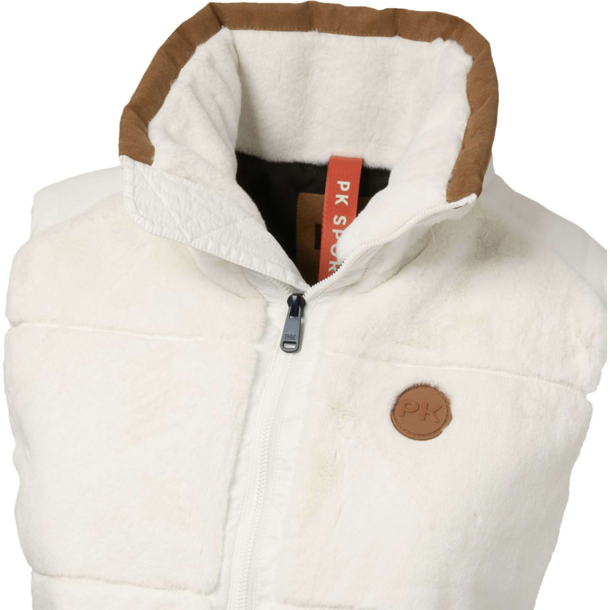 PK Gilet Sans Manches Mission Fluffy Vanille