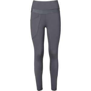 PK Legging d'Équitation Technical Ravage Full Grip Charbon