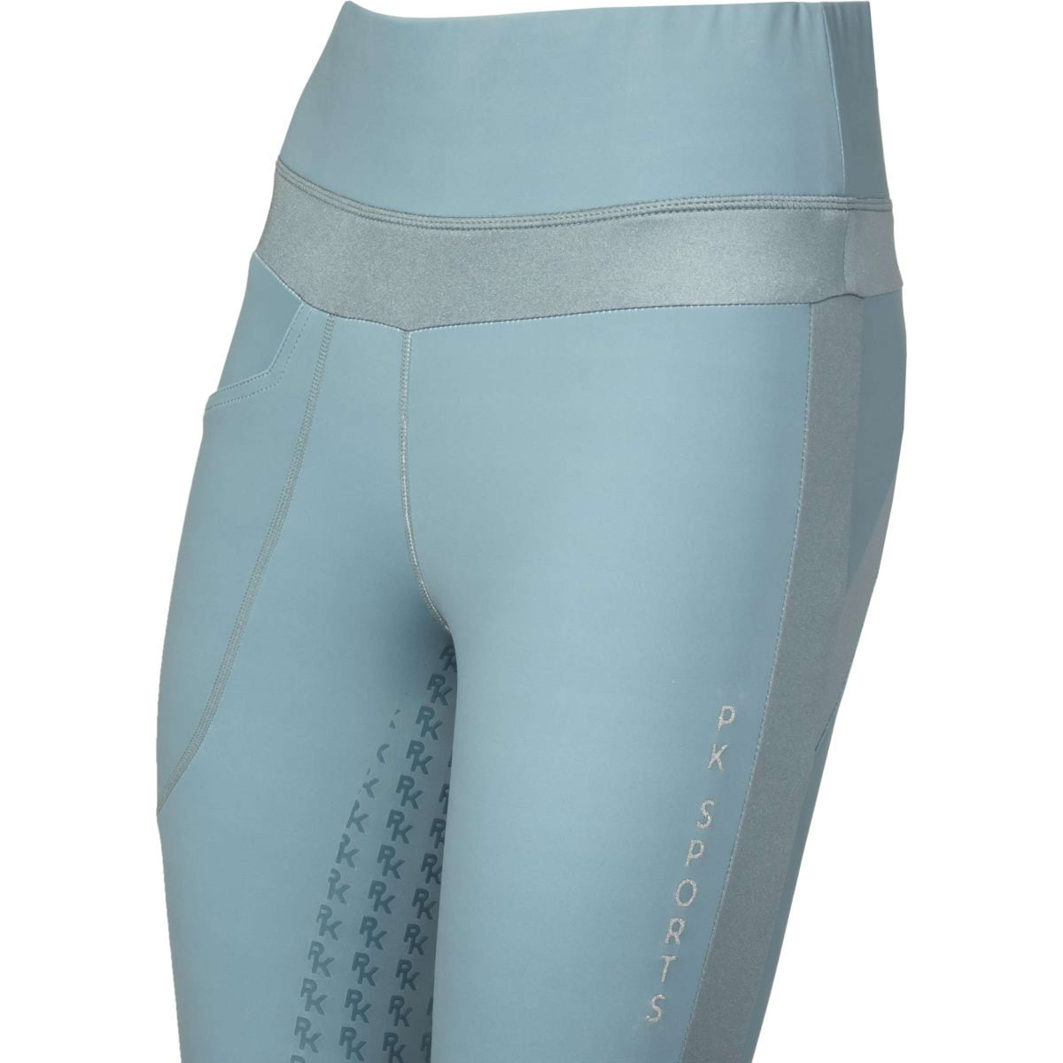 PK Legging d'Équitation Technical Ravage Full Grip Faded Blue