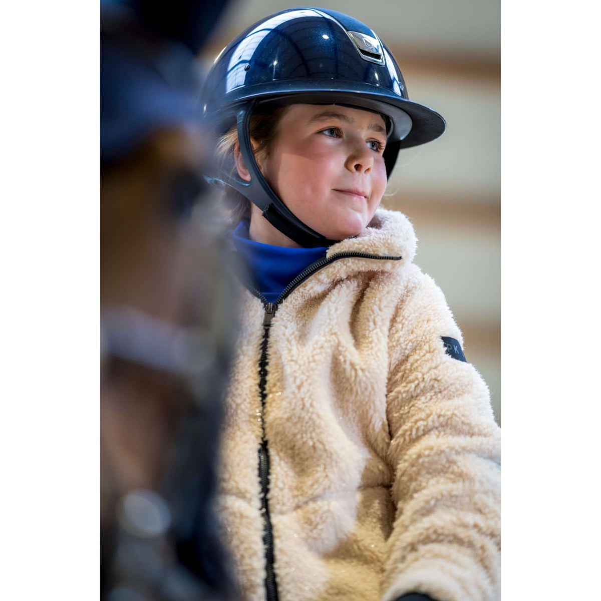 PK Fluffy Veste Roebel Perle