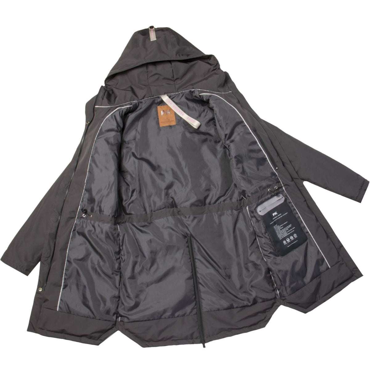 PK Veste Longue Rumble Waterproof Charbon