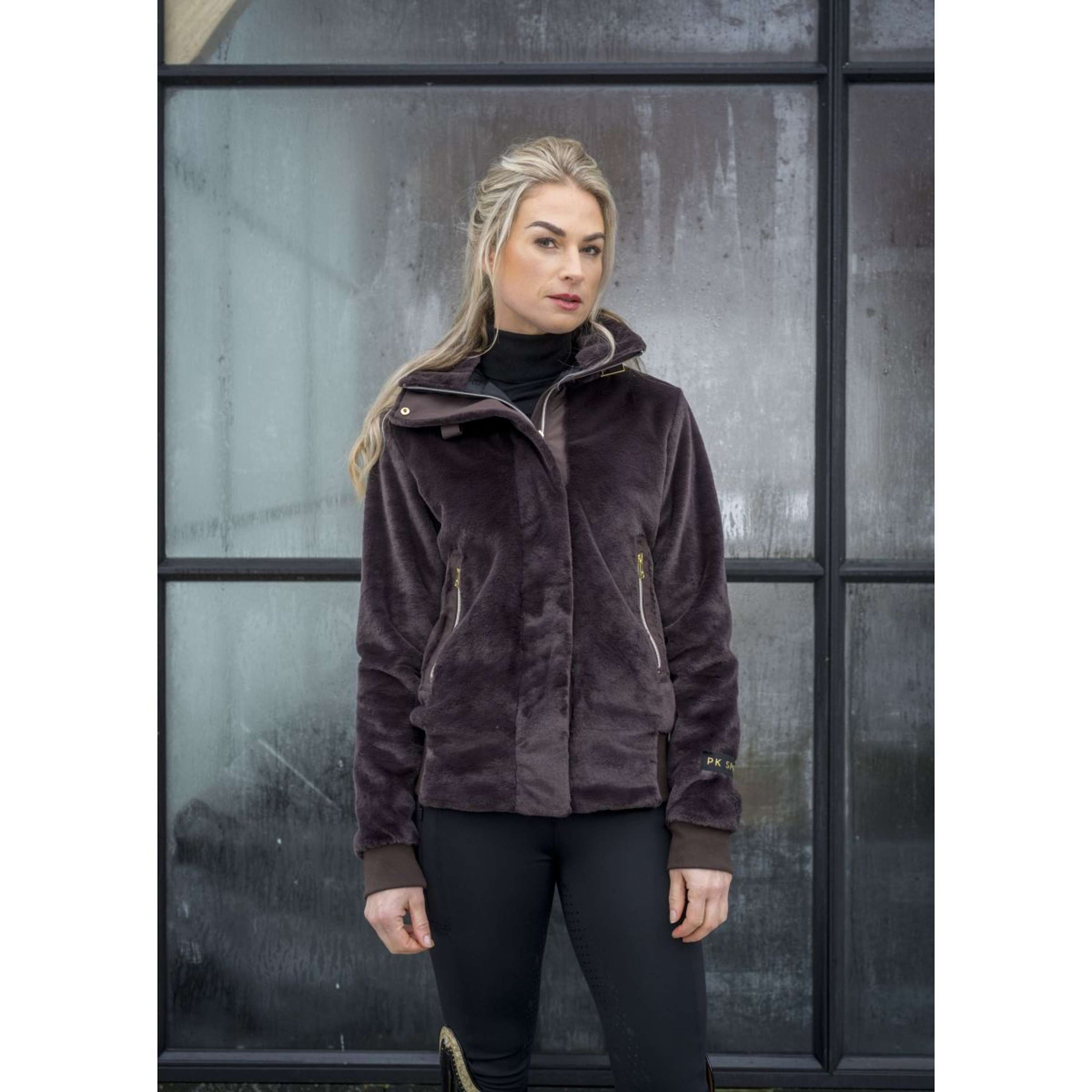 PK Veste Tiamo Fluffy Café-Marron