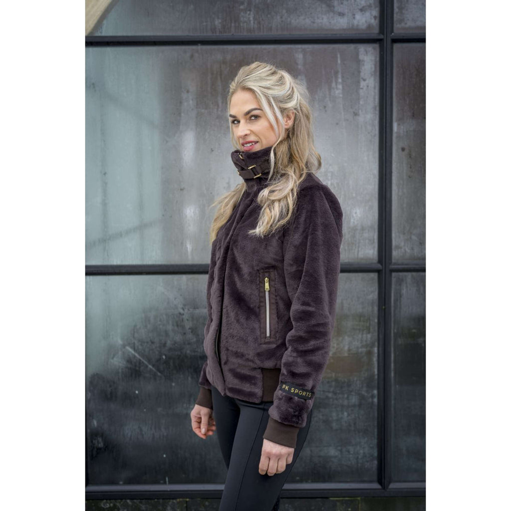 PK Veste Tiamo Fluffy Café-Marron