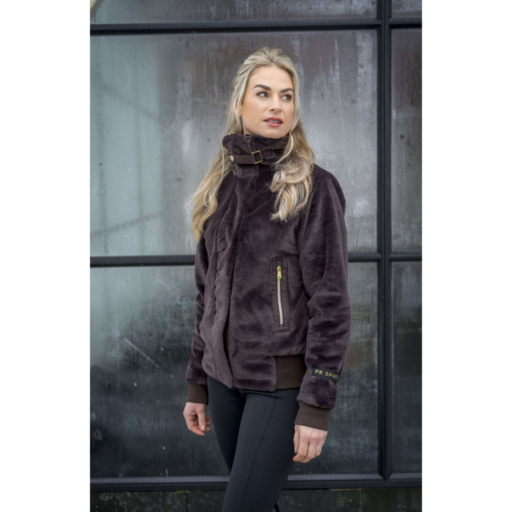 PK Veste Tiamo Fluffy Café-Marron