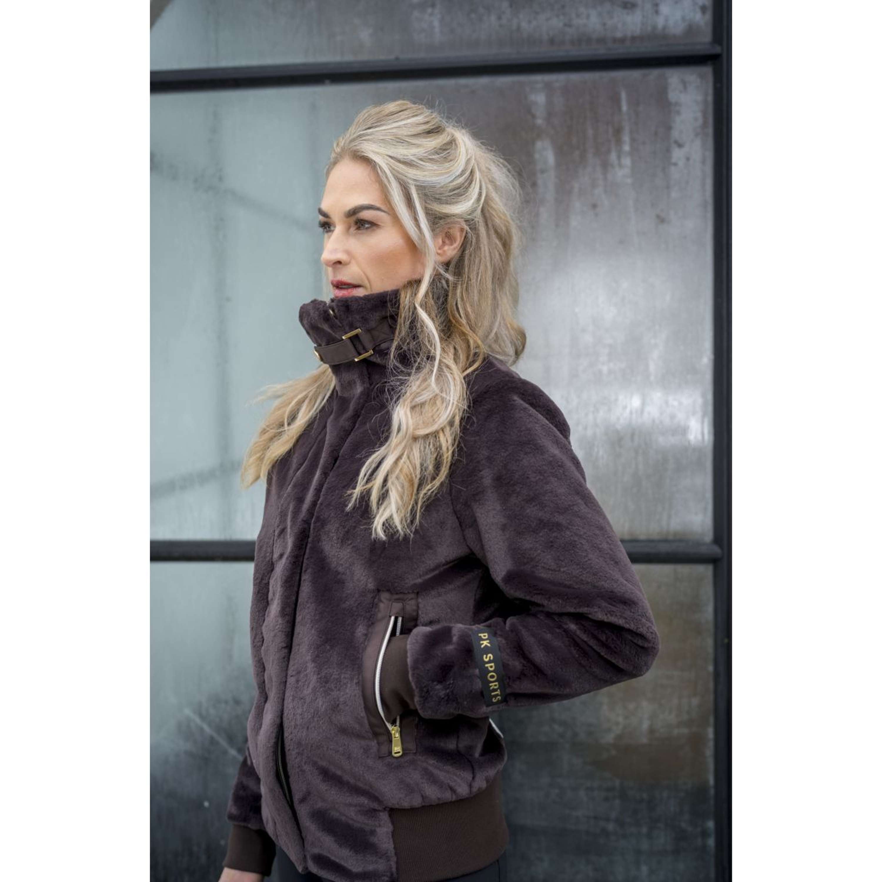PK Veste Tiamo Fluffy Café-Marron