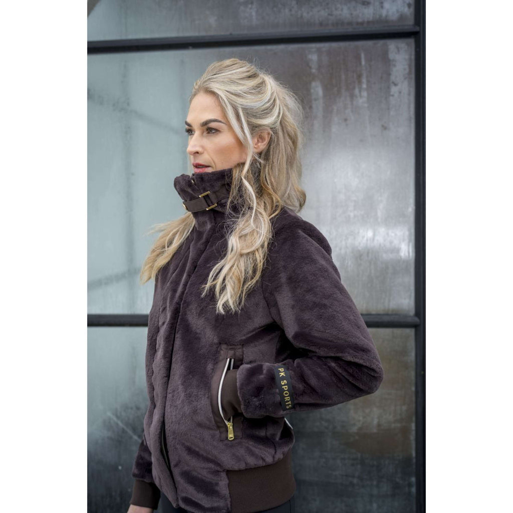 PK Veste Tiamo Fluffy Café-Marron