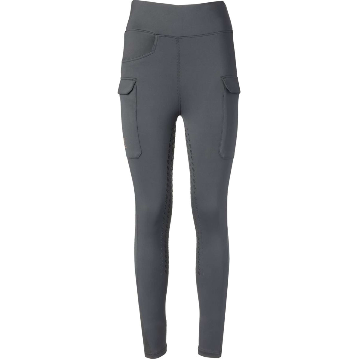 PK Legging d'Équitation Tiesto Full Grip Charbon