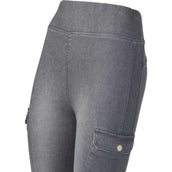 PK Legging d'Équitation Tiesto Full Grip Charcoal Jeans