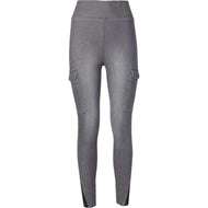 PK Legging d'Équitation Tiesto Full Grip Charcoal Jeans