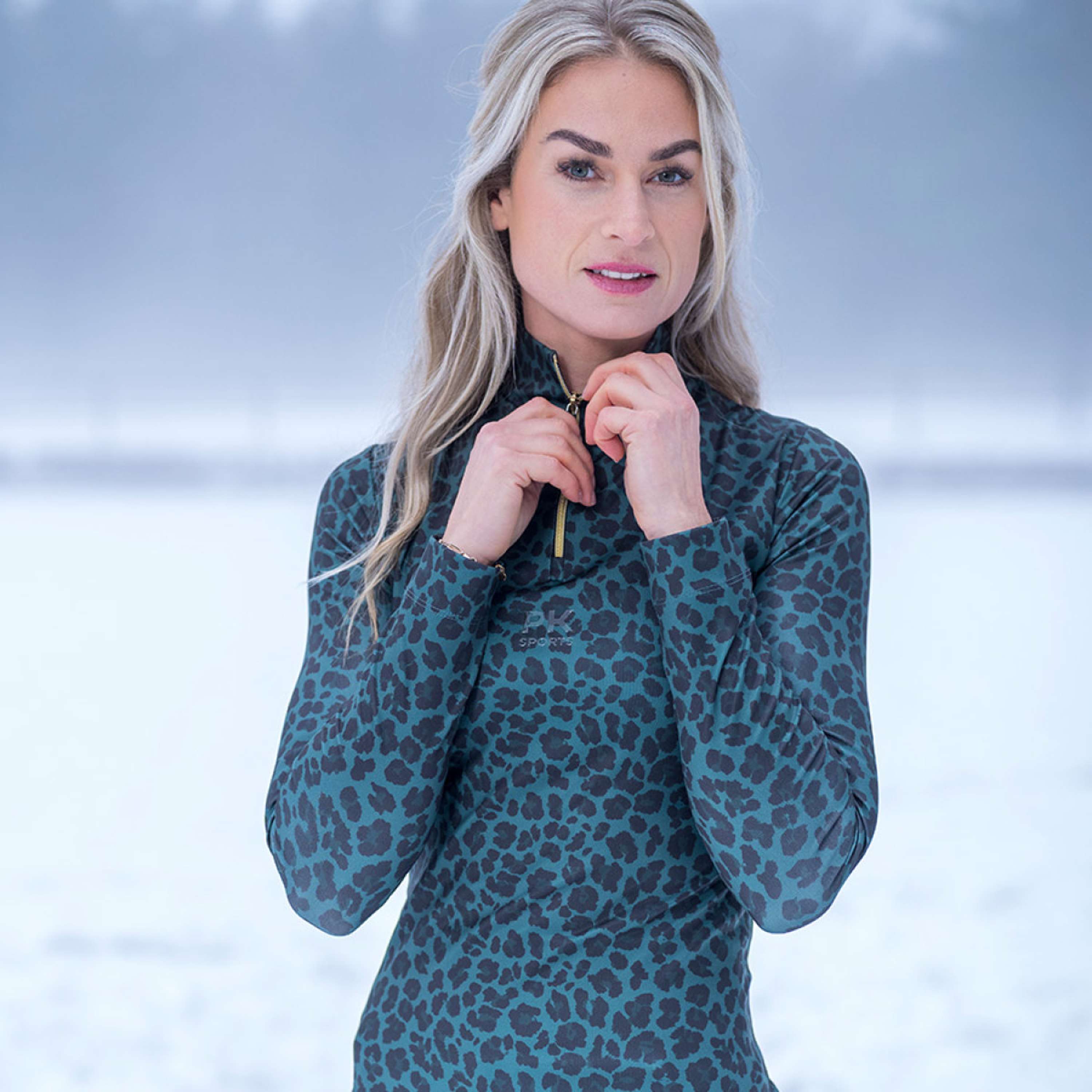 PK Chemise Vixer Longues Manches All Over Sea Moss
