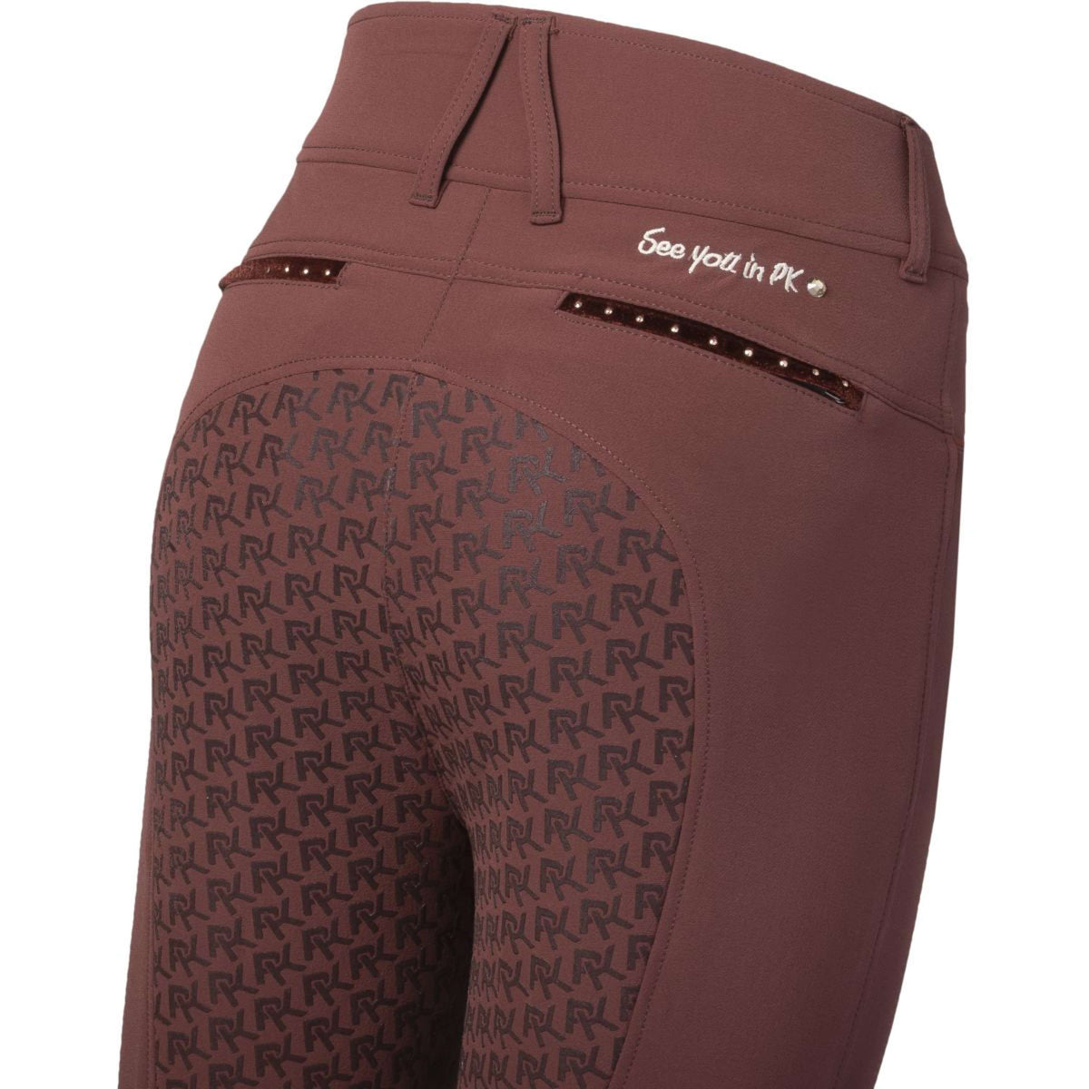 PK Pantalon d'Équitation New Pleasure Full Grip Chocolat