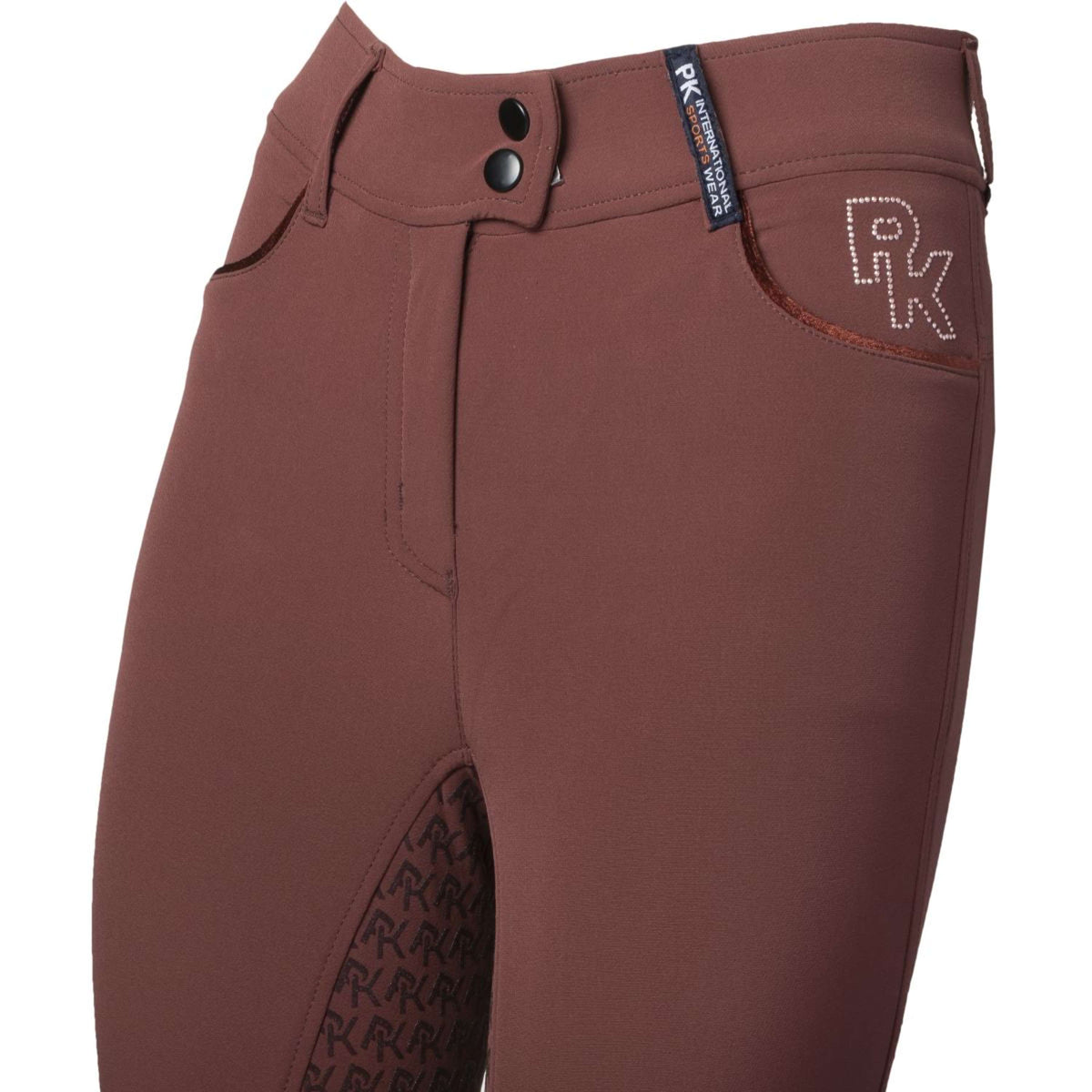 PK Pantalon d'Équitation New Pleasure Full Grip Chocolat