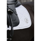 Eskadron Tapis de Selle Platinum Softshell Emblem Dressage Blanc