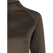 Eskadron Chemise Platinum Half-Zip Teak