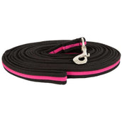 Premiere Longe Softgrip avec Mousqueton Noir/Rose